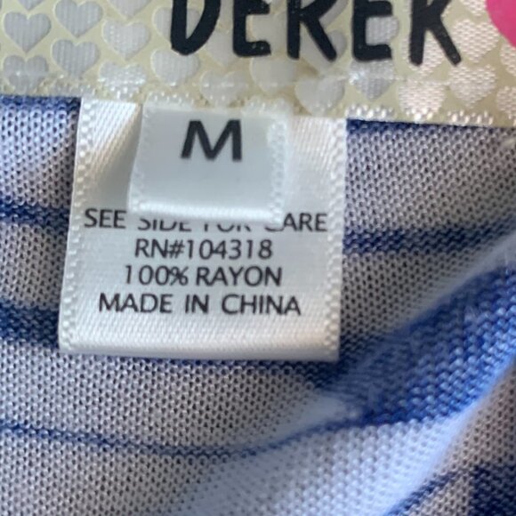 Derek Heart M Lightweight Vest Cardigan Blue White Aztec Tribal Pockets 109C - Picture 7 of 9